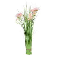 KUNSTPFLANZE mit Gras 7/7/60 cm - Grün, Kunststoff (60cm) - Home Styling Collection