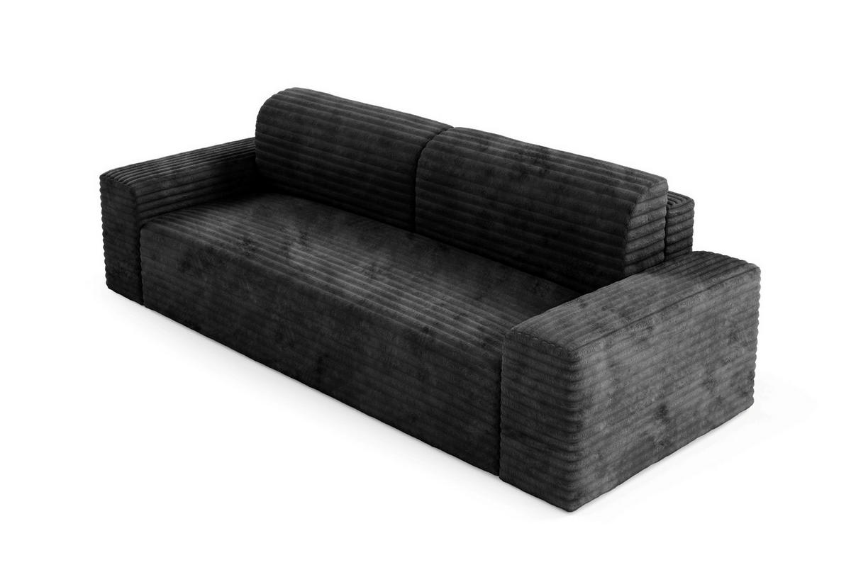 SCHLAFSOFA mit Bettkasten Schwarz - Schwarz, Holz/Holzwerkstoff (260/70/102cm) - Furnisell