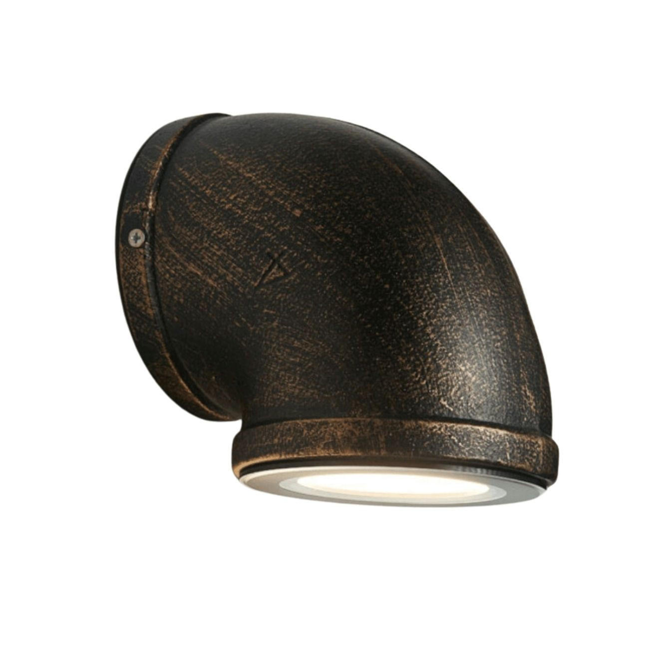 WANDLEUCHTE Athiel, Rost, 10.1cm - Rostfarben, Metall (10/10.1/10cm) - KOSILUM