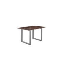 ESSTISCH LUBIN - Silberfarben/Braun, Holz/Metall (85/160/77cm) - SAM
