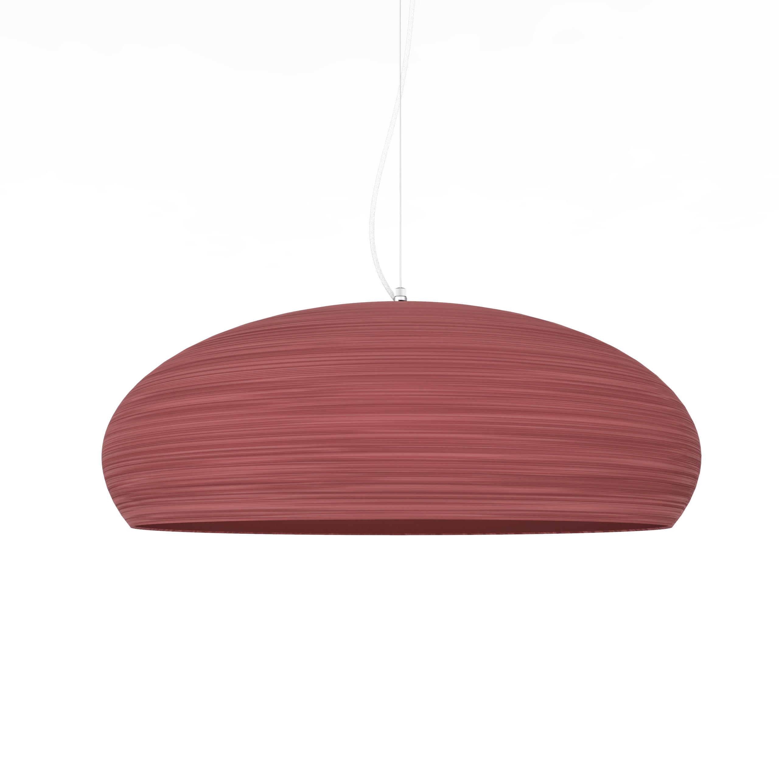 HÄNGELEUCHTE Ufo - Rot, Metall (60/120/13cm) - Lumicom