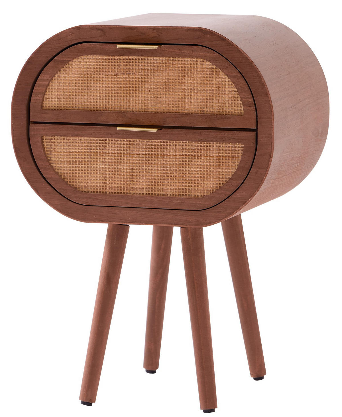 NACHTTISCH Rechteckig Braun 40 x 36 x 64 cm - Braun, Holz (45.5/64/34cm) - Nordlys