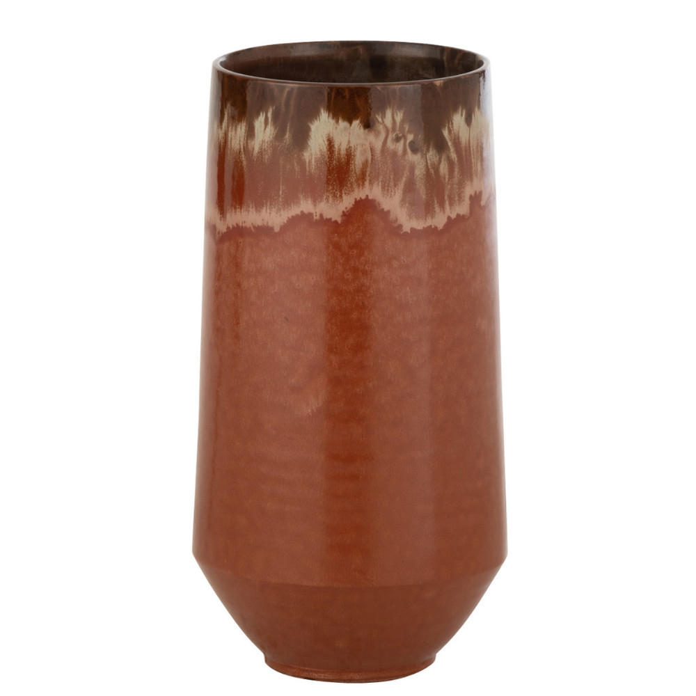 VASE ALINE - Töpferei - Rot - S - Ø 18 cm - Rot, Keramik (40.5cm) - J-Line