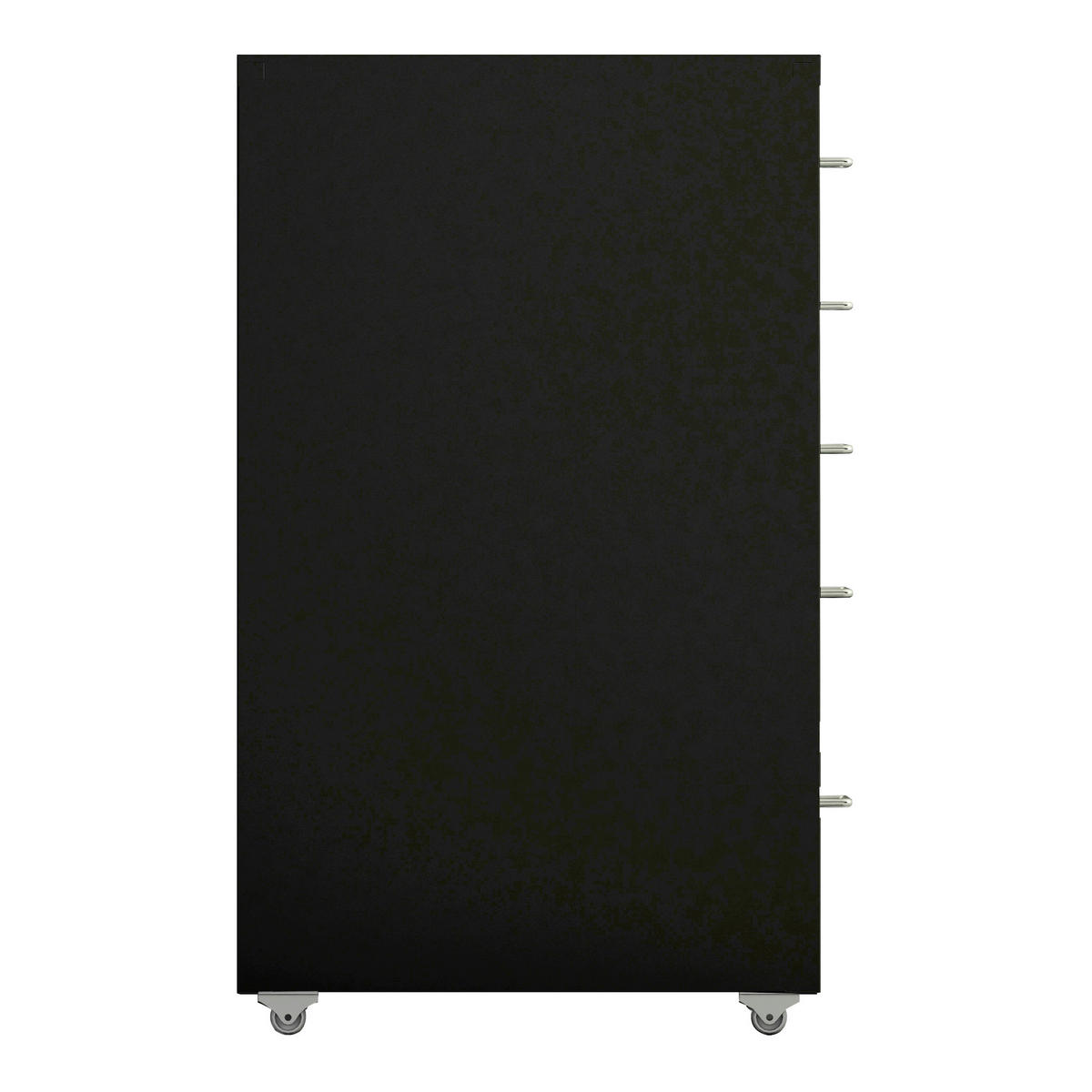 ROLLCONTAINER Kökar - Schwarz, Metall (28/69/41cm) - [en.casa]
