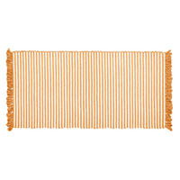 HANDGEWEBTER Läufer 60x120 cm Honig - Honig, Naturmaterialien/Textil (60/120cm) - Lashuma