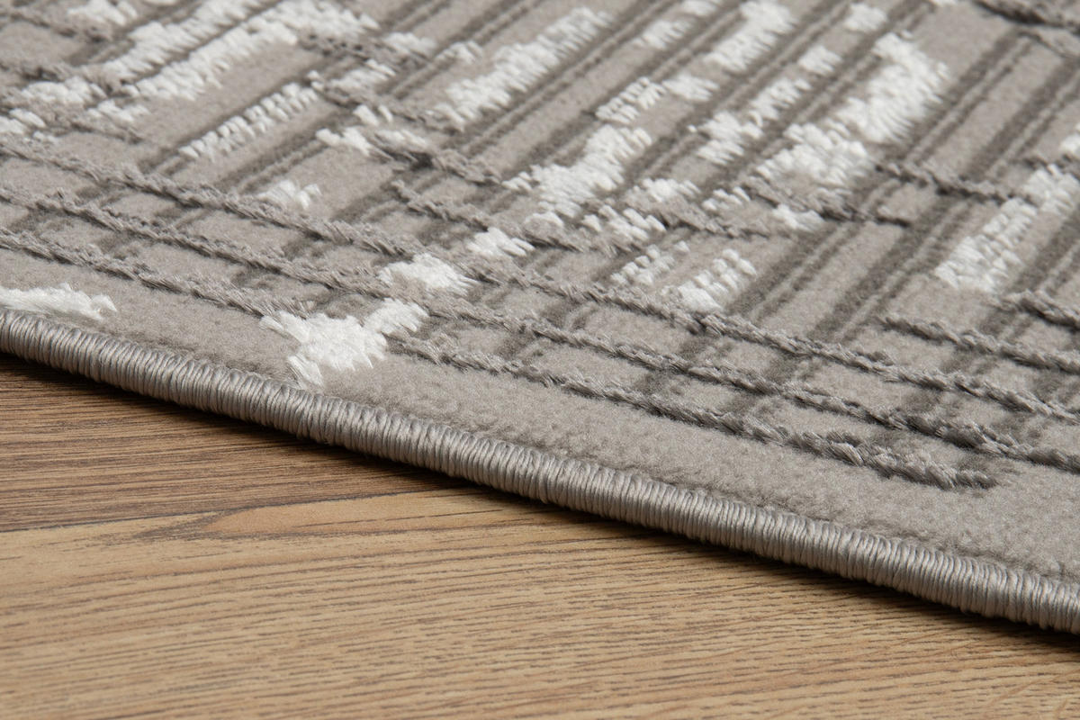 TEPPICH CRYSTAL Grau 250/350 cm - Grau, Textil (250/350cm) - Tapiso
