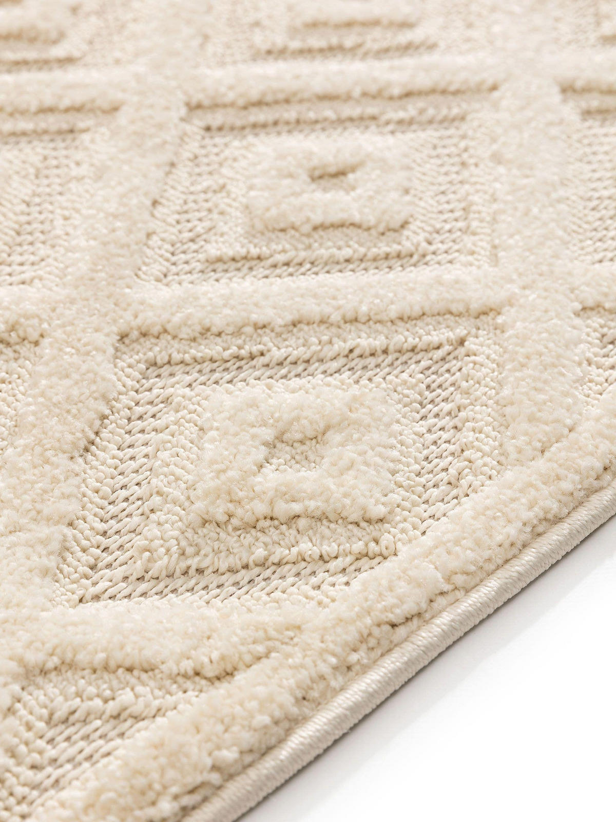 TEPPICH Leo Cream 200x290 cm - Creme, Kunststoff (200/290cm) - benuta