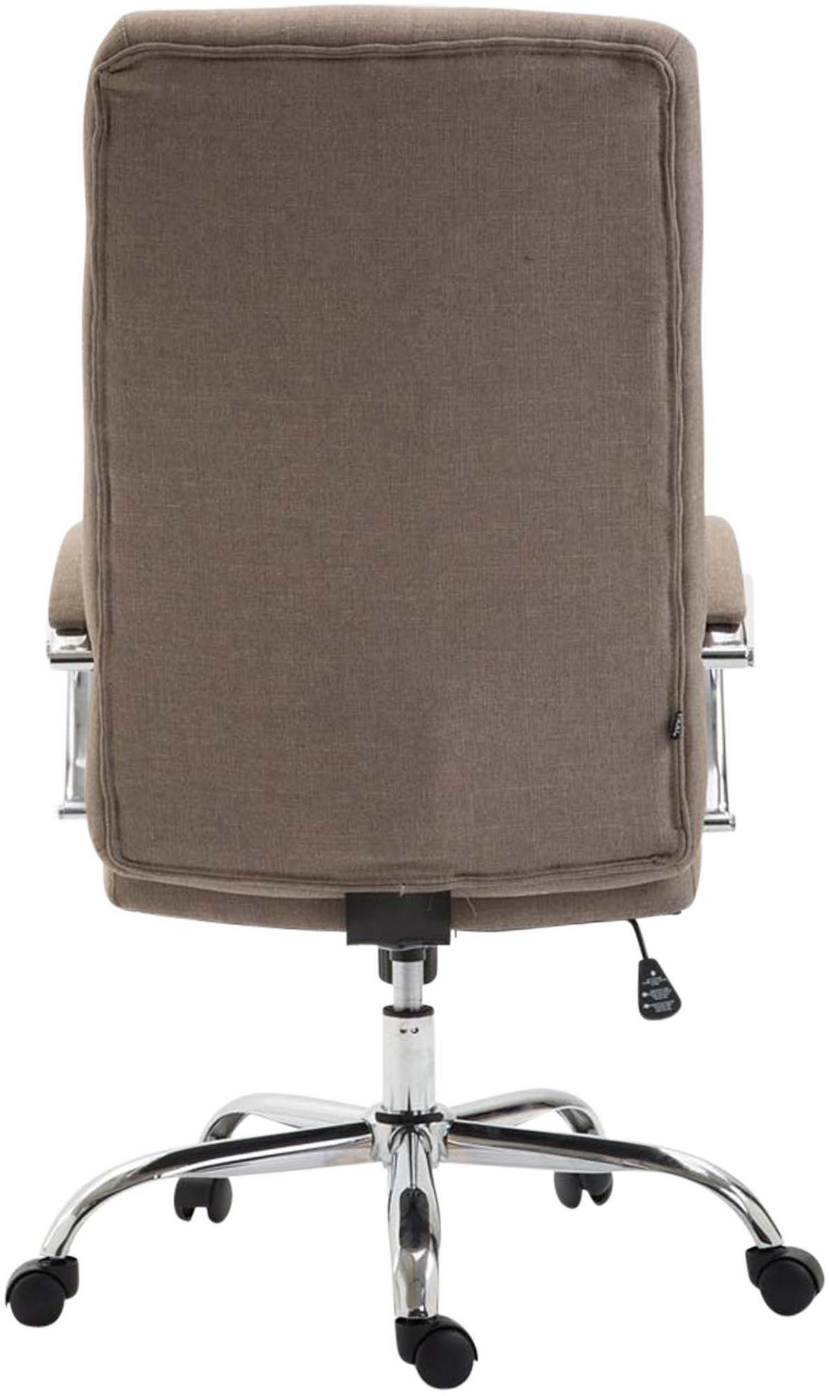 CHEFSESSEL Stoff Taupe - Taupe, Textil/Metall (60/110/68cm) - CLP