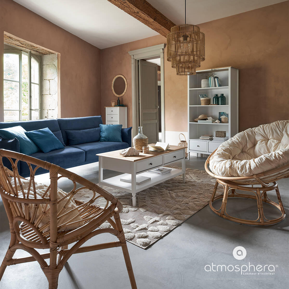 TEPPICH Hanae 150/230 cm - Braun, Kunststoff (150/230cm) - Atmosphera Createur d´interieur