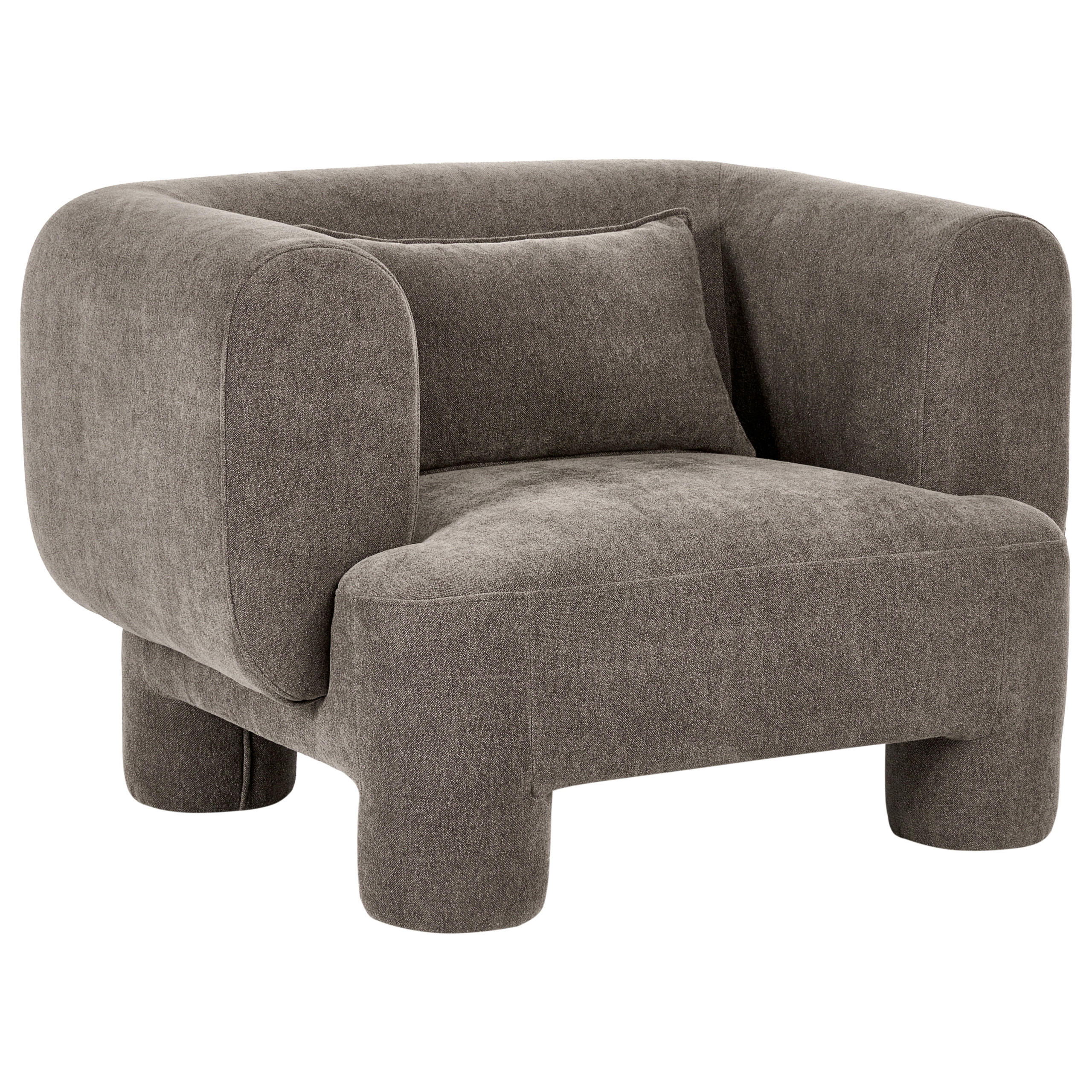 Beliani Sessel Braun 110x73x93 cm