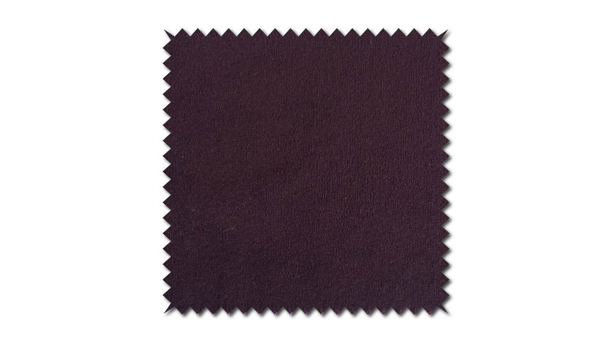 SESSEL MIT HOCKER LOTTE Violett Velvet - Violett/Schwarz, Textil (79/117/82cm) - KAWOLA