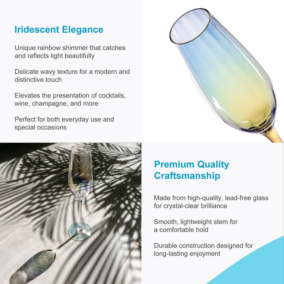 SEKTGLAS 200 ml - Transparent, Glas (0.2L) - Intirilife