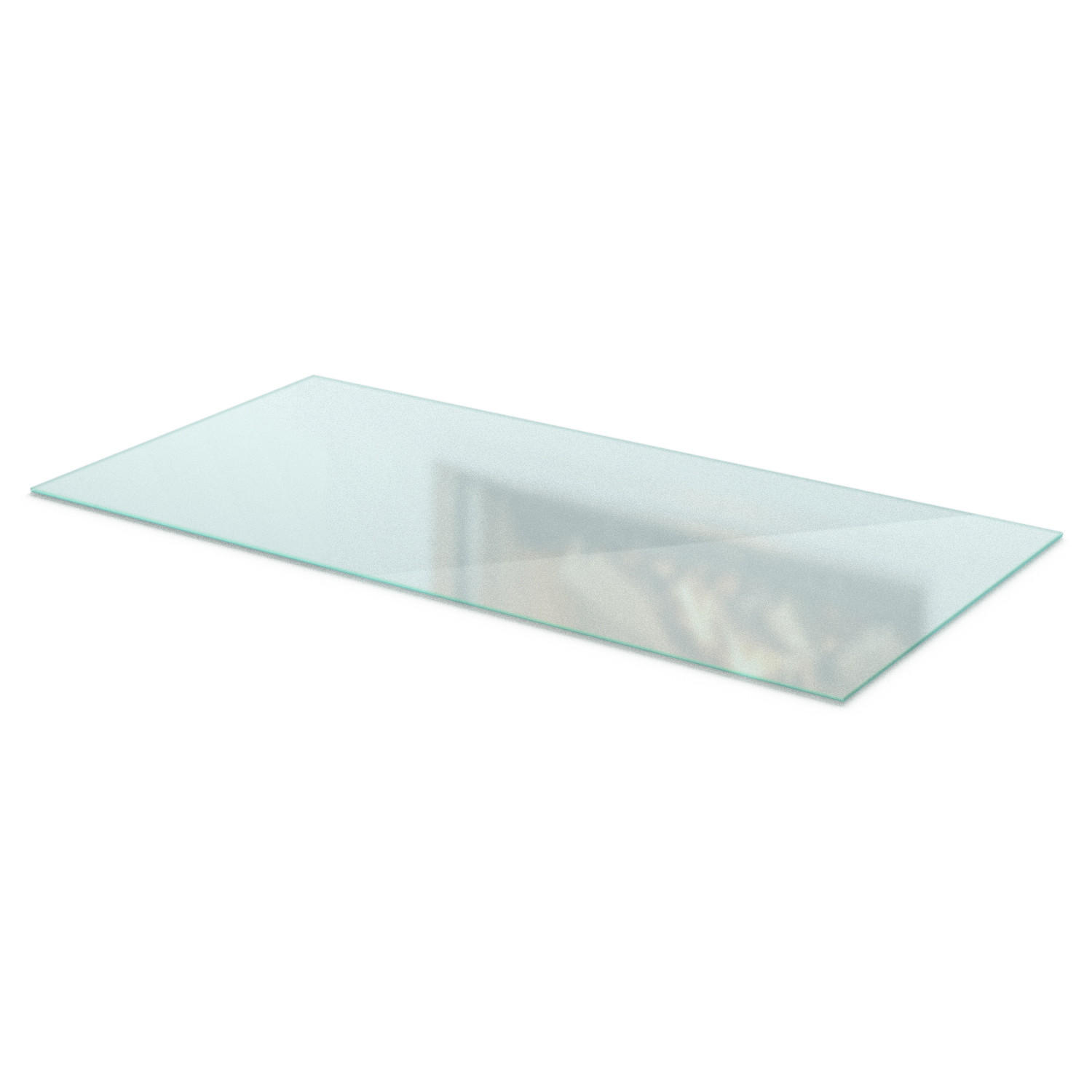 TULUP SKLENĚNÁ PODLOŽKA pod kamna 100x50 cm – mléčné sklo