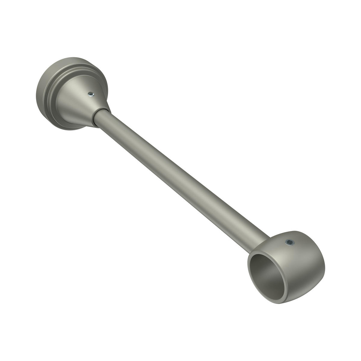 GARDINENSTANGE Primus Alessia 520 cm (geteilt in 4 x 130 cm), 1-läufig (ohne Ringe), 16 mm Ø Chrom matt - Chromfarben/Nickelfarben, Metall (520cm) - INTERDECO