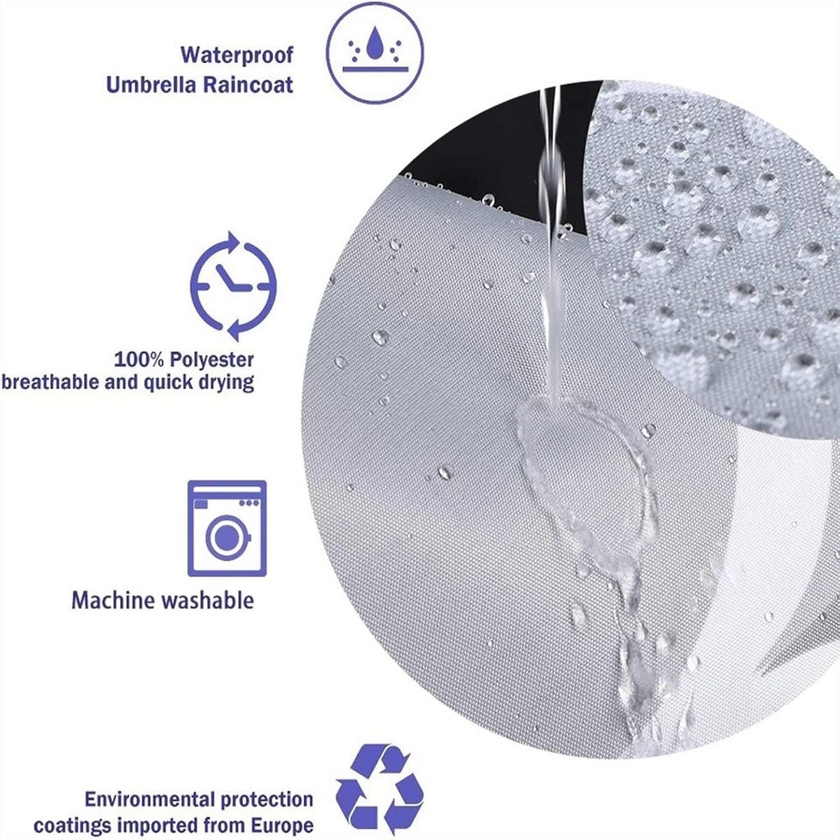 DUSCHVORHANG Schnell Trocknend 100/200 cm Polyester Wasserabweisend mit 6 Haken - Multicolor, Kunststoff (100/200cm) - MCBOSON