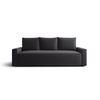 SOFA mit Schlaffunktion SAVIO Poso 34 - Graphitfarben, Textil (232/90/90cm) - Bedante