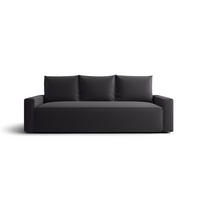 SOFA mit Schlaffunktion SAVIO Poso 34 - Graphitfarben, Textil (232/90/90cm) - Bedante
