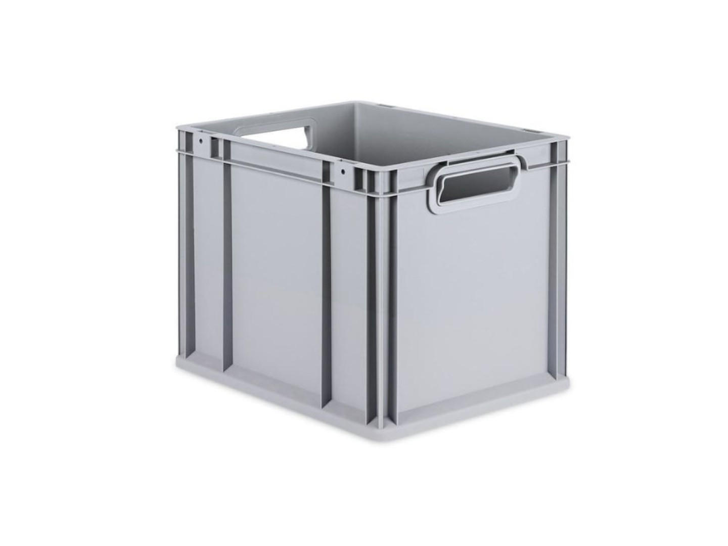 EUROBOX Nextgen Economy Griffe Offen 32x30x40cm 30 Liter - Grau, Kunststoff (30/32/40cm) - PROREGAL