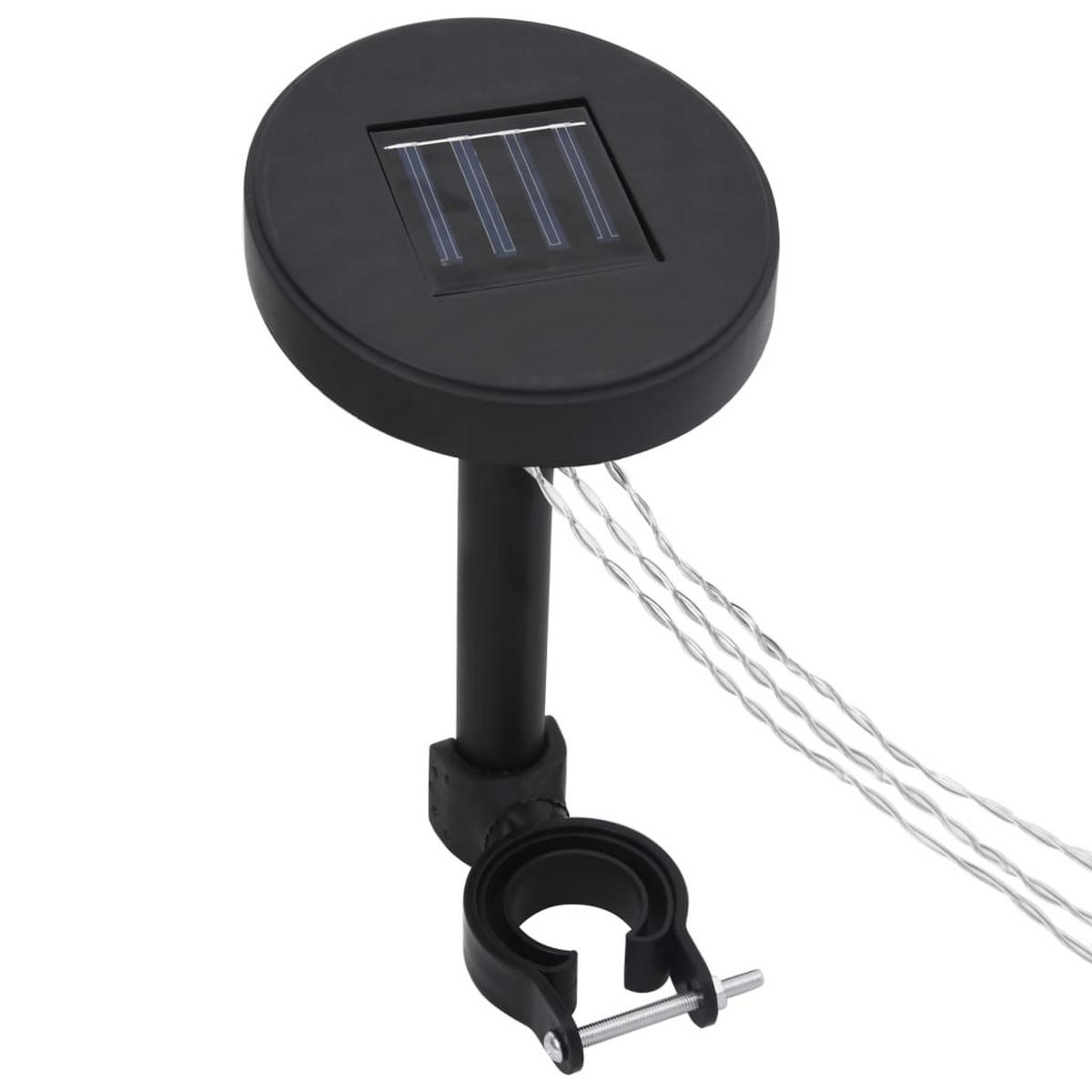 PAVILLON Mit Vorhängen & Led-Lichterkette 4/3 M Anthrazit - Anthrazit, Textil (400/270/300cm) - vidaXL