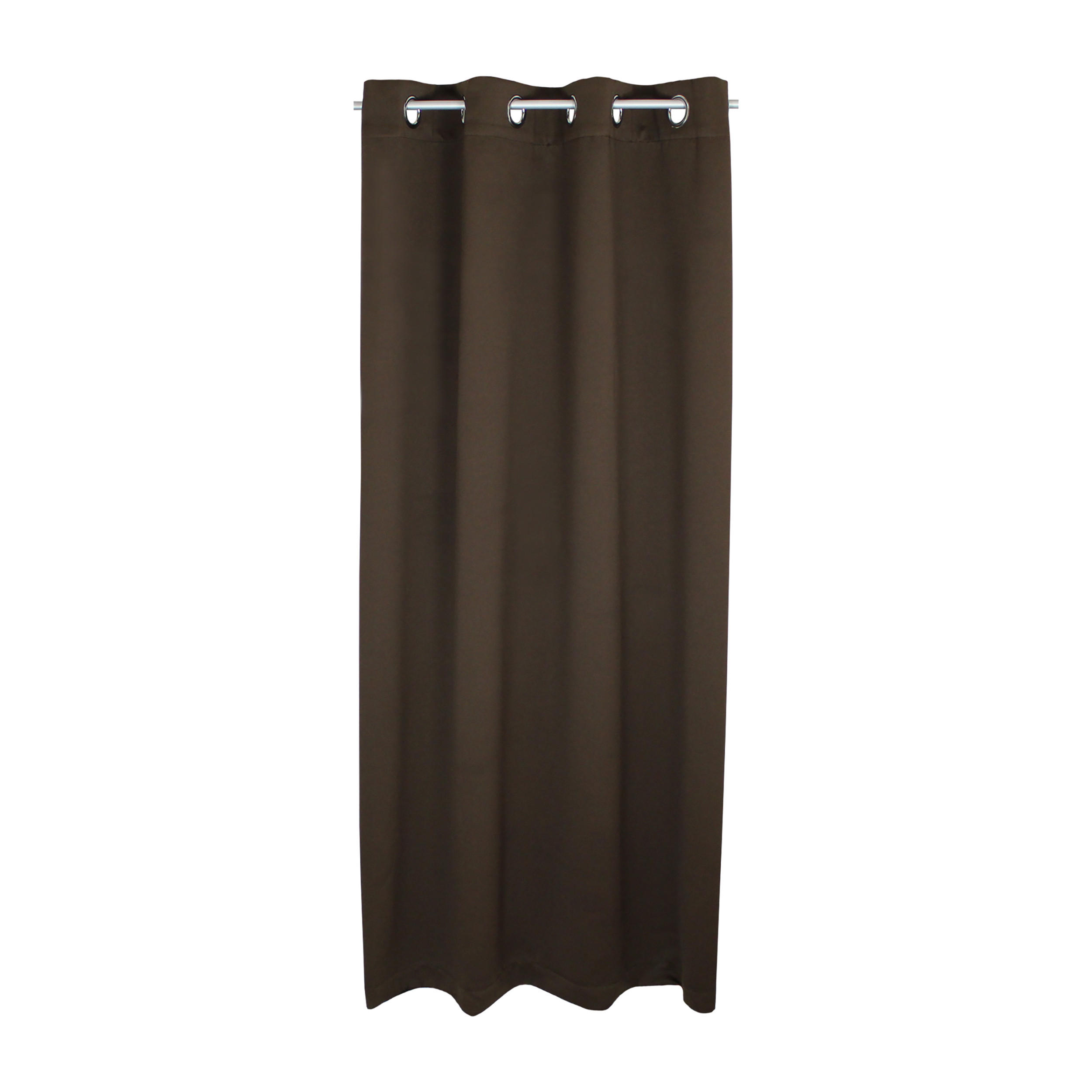 VERDUNKELUNGSVORHANG Ösen 140/245 cm Braun - Braun, Textil (140/245cm) - TiborTex