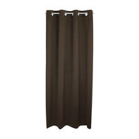 VERDUNKELUNGSVORHANG Ösen 140/245 cm Braun - Braun, Textil (140/245cm) - TiborTex