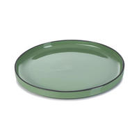 TELLER FLACH CARACTERE 28 cm Minze - Mintgrün, Keramik (28cm) - Revol Porcelaine France