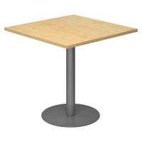 PAUSENTISCH eckig STF 80/80/74,5 cm in Ahornfarben/Graphitfarben - Ahornfarben/Graphitfarben, Holzwerkstoff (80/80/74.5cm) - bümö
