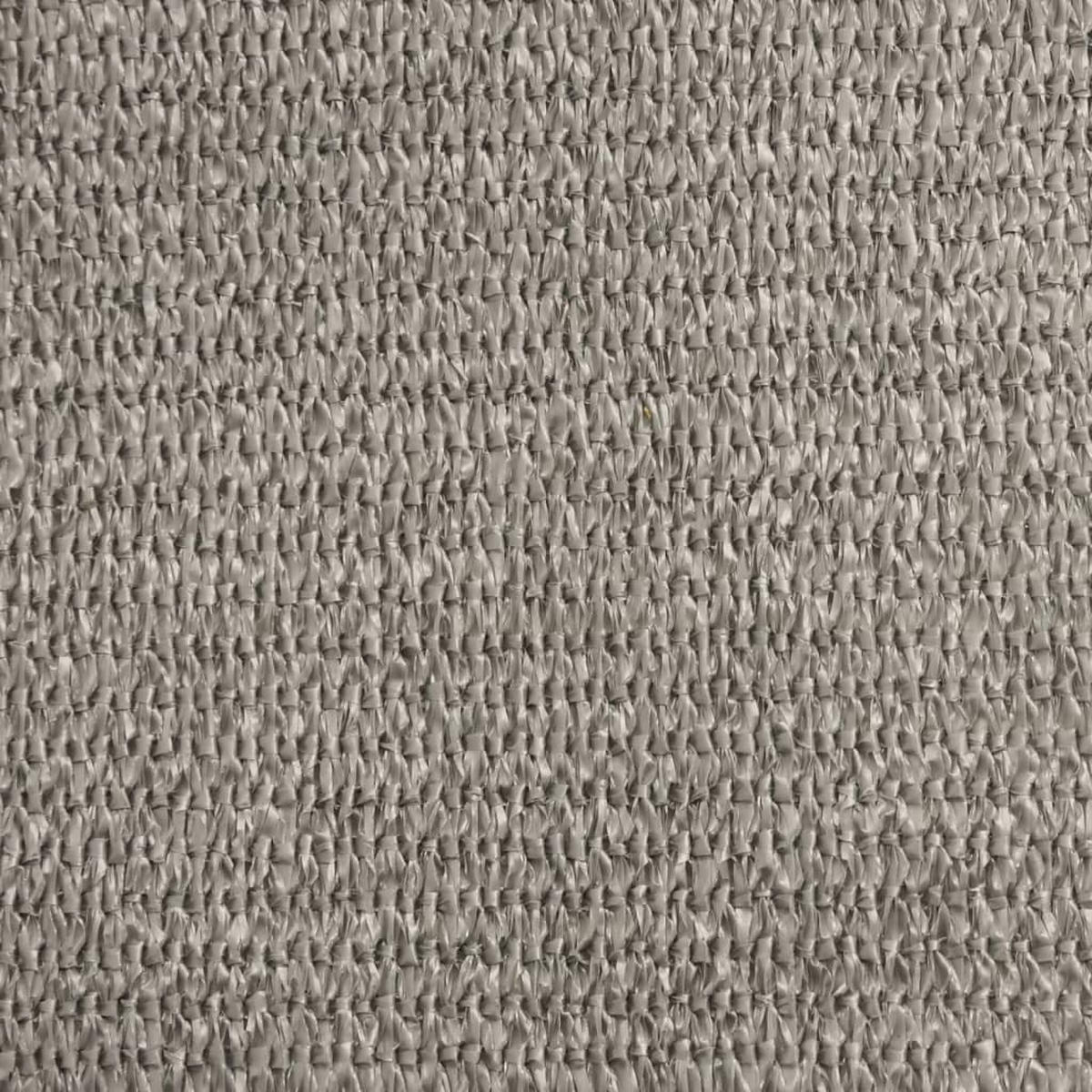 SONNENSEGEL 160 G/M² Rechteckig Hellgrau 3/6 M Hdpe - Grau, Kunststoff (300/600cm) - vidaXL