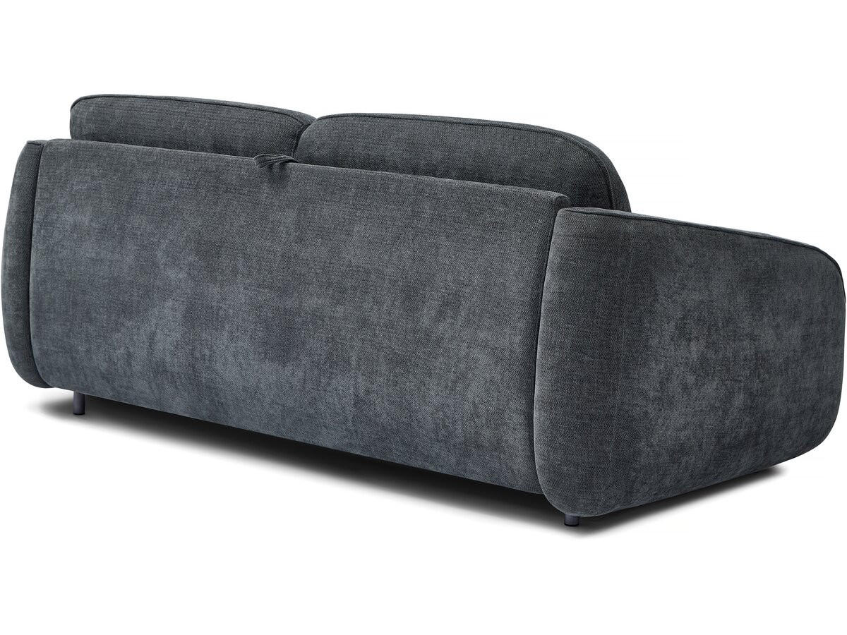 SCHLAFSOFA Laurie Grau - Grau, Textil/Metall (202/85/107cm) - Habitat Garten