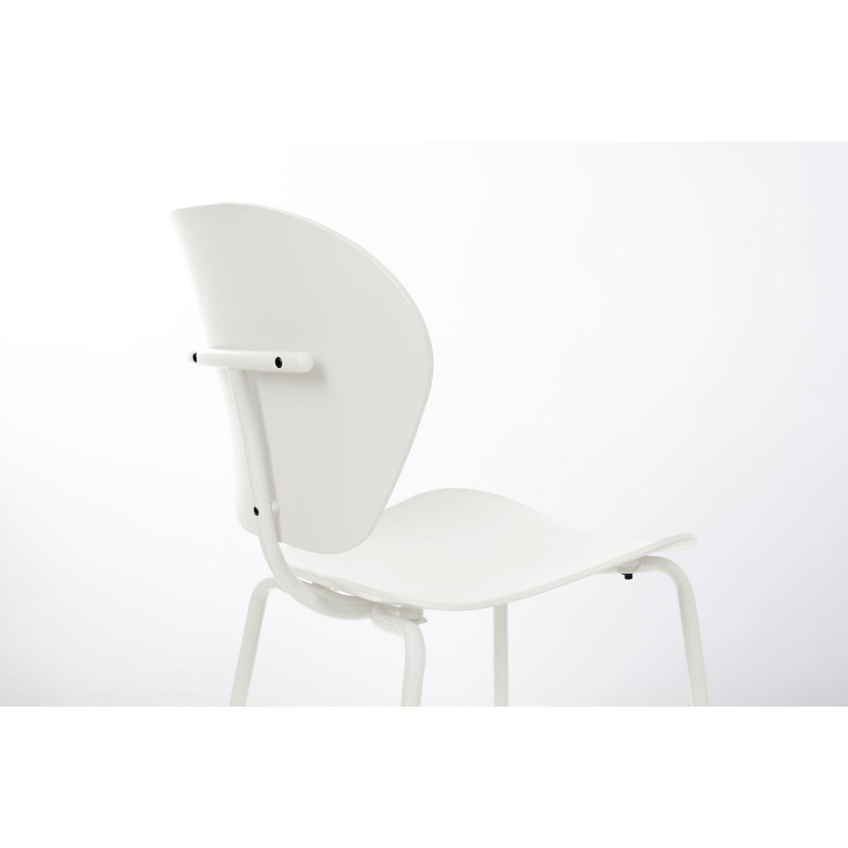 ESSZIMMERSTUHL The Ocean Chair Weiß - 2 er Set - Weiß, Kunststoff (43/85.5/55cm) - Zuiver