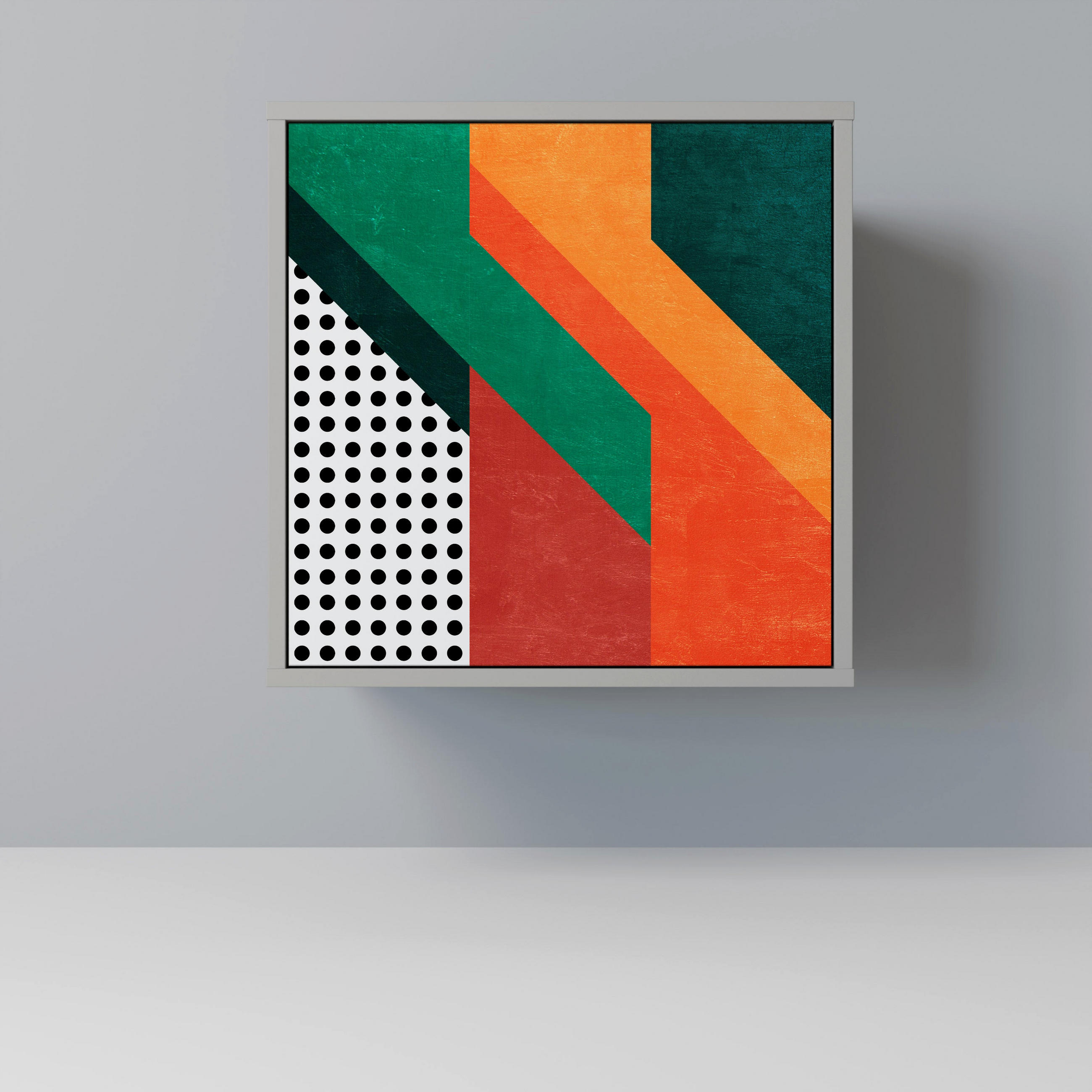 SpaceRebels Sideboard Grau 57.5x57.5x42 cm