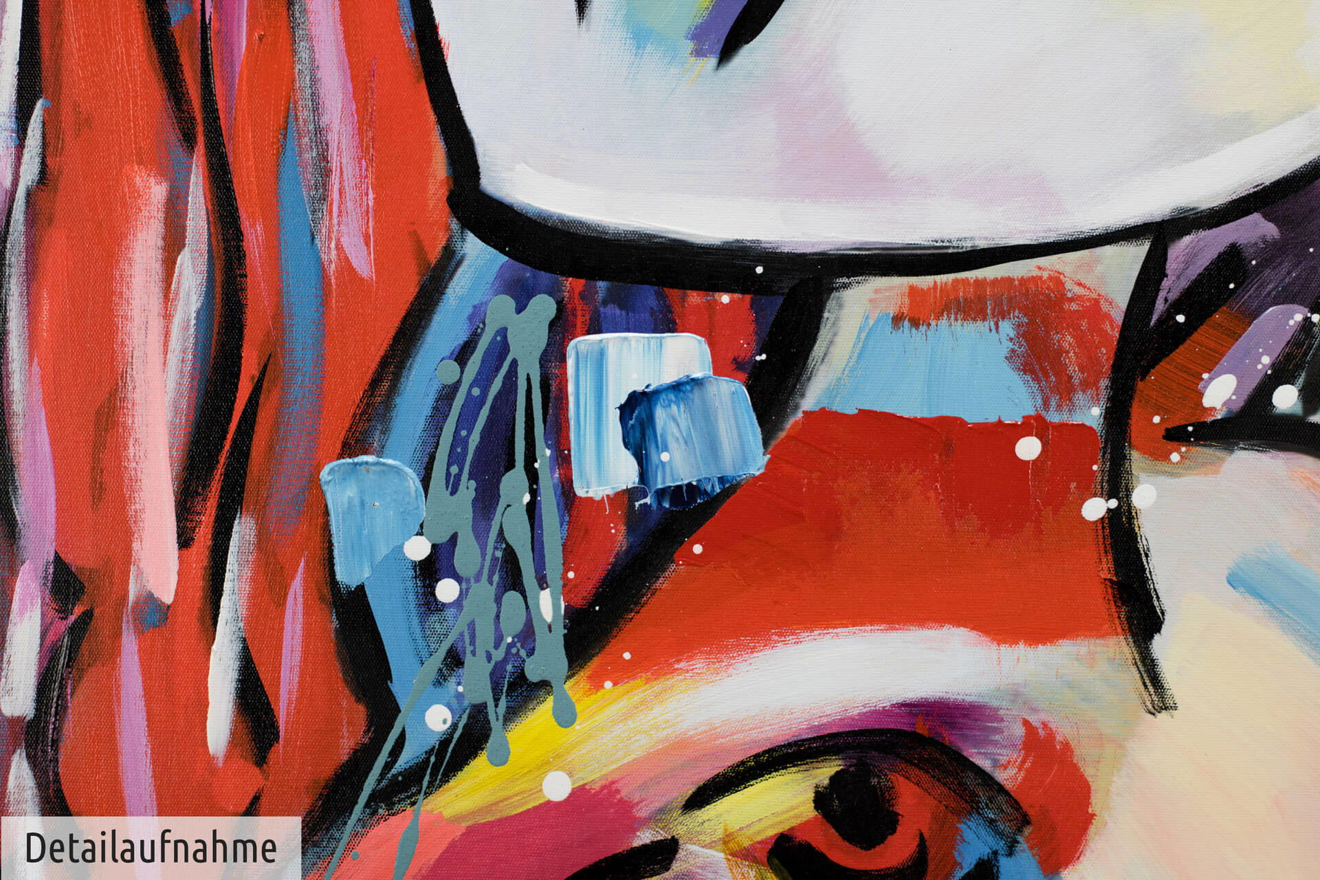 ÖLGEMÄLDE 80/80 cm - Multicolor, Holz/Textil (1.48/80cm) - KUNSTLOFT