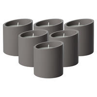 DUFTKERZEN FANTASY New Moon Home taupe ø 8,6 x 9,1 cm 6er Set - Taupe, Stein (9.1cm) - Villeroy & Boch
