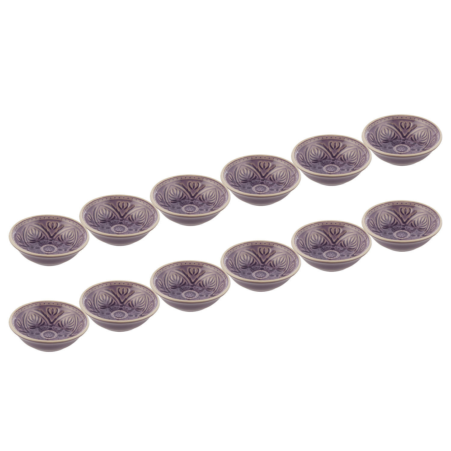 Butlers Dipschalen Violett 9x3x9 cm