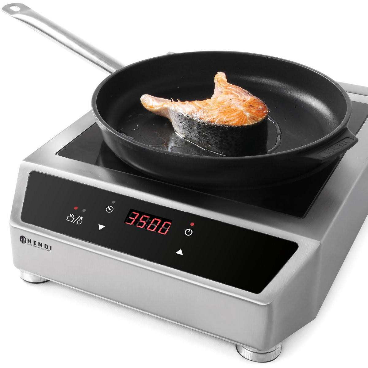 PFANNE 3441845 - Silberfarben, Metall (25/30/25cm) - Hendi