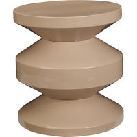 METALL-BEISTELLTISCH Tafel Sand 31/31/33 cm - Beige, Metall (31/31/33cm) - Home Styling Collection