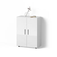 MIDISCHRANK Ronco Weiß Hochglanz 60 x 81 cm - Weiß Hochglanz/Weiß, Holzwerkstoff (60/81/30cm) - Livinity®