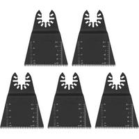 SÄGEBLATT – 65 mm – 5 Stück – Kompatibel mit Fein Multimaster, Dremel, Bosch, Makita, Dewalt - Schwarz, Metall (1/6.5/9cm) - DCA