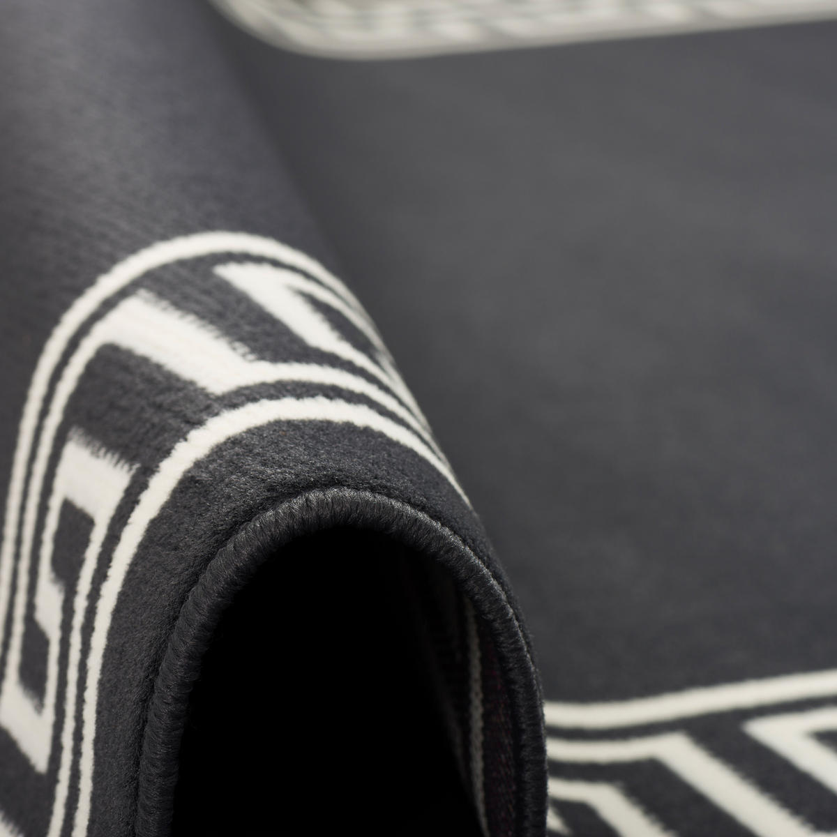 TEPPICH TRENDLINE RÖMISCH BORDÜRE - Anthrazit, Textil (140/200cm) - Pergamon