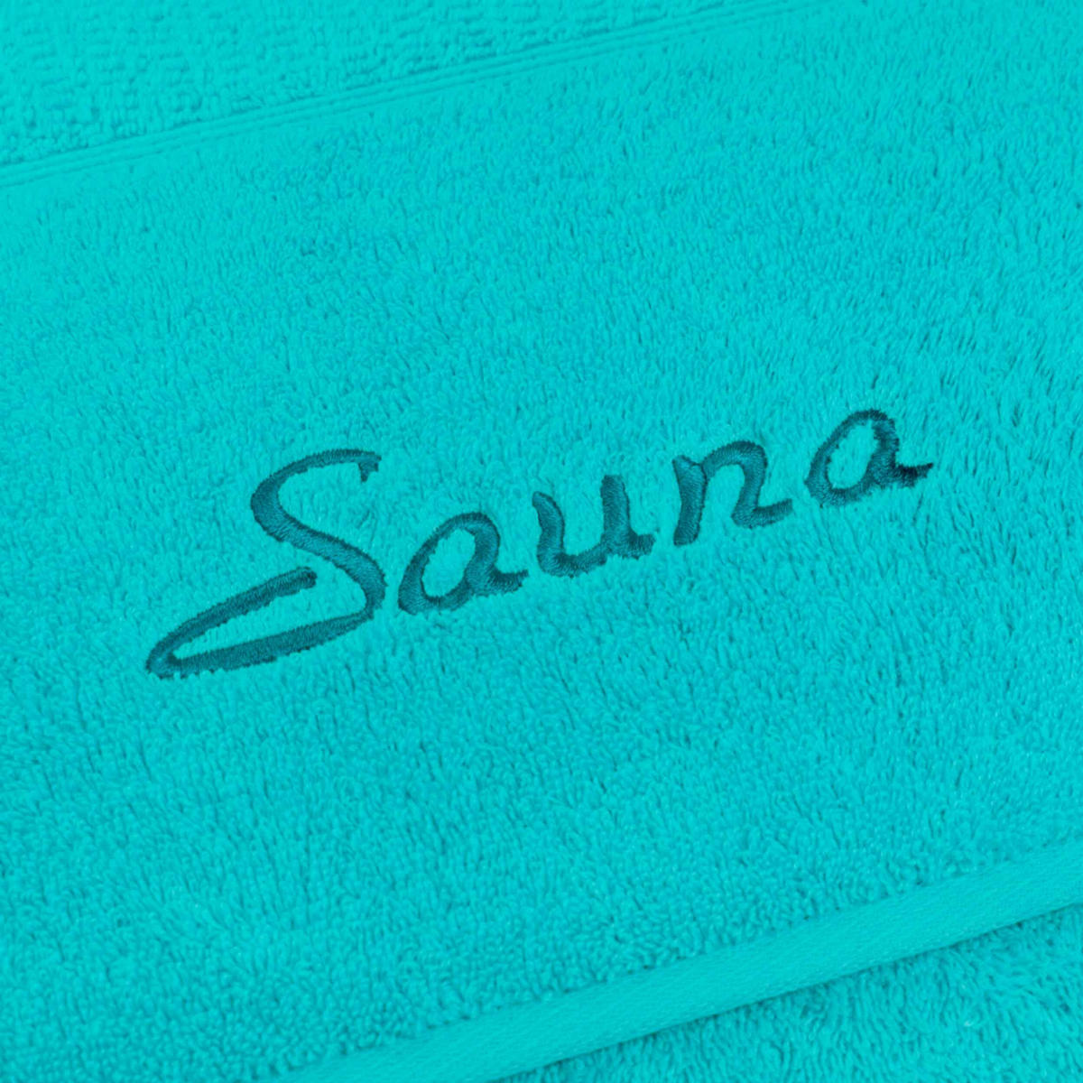 SAUNATUCH PEARL - Blau, Textil (80/200cm) - Möve for Frottana