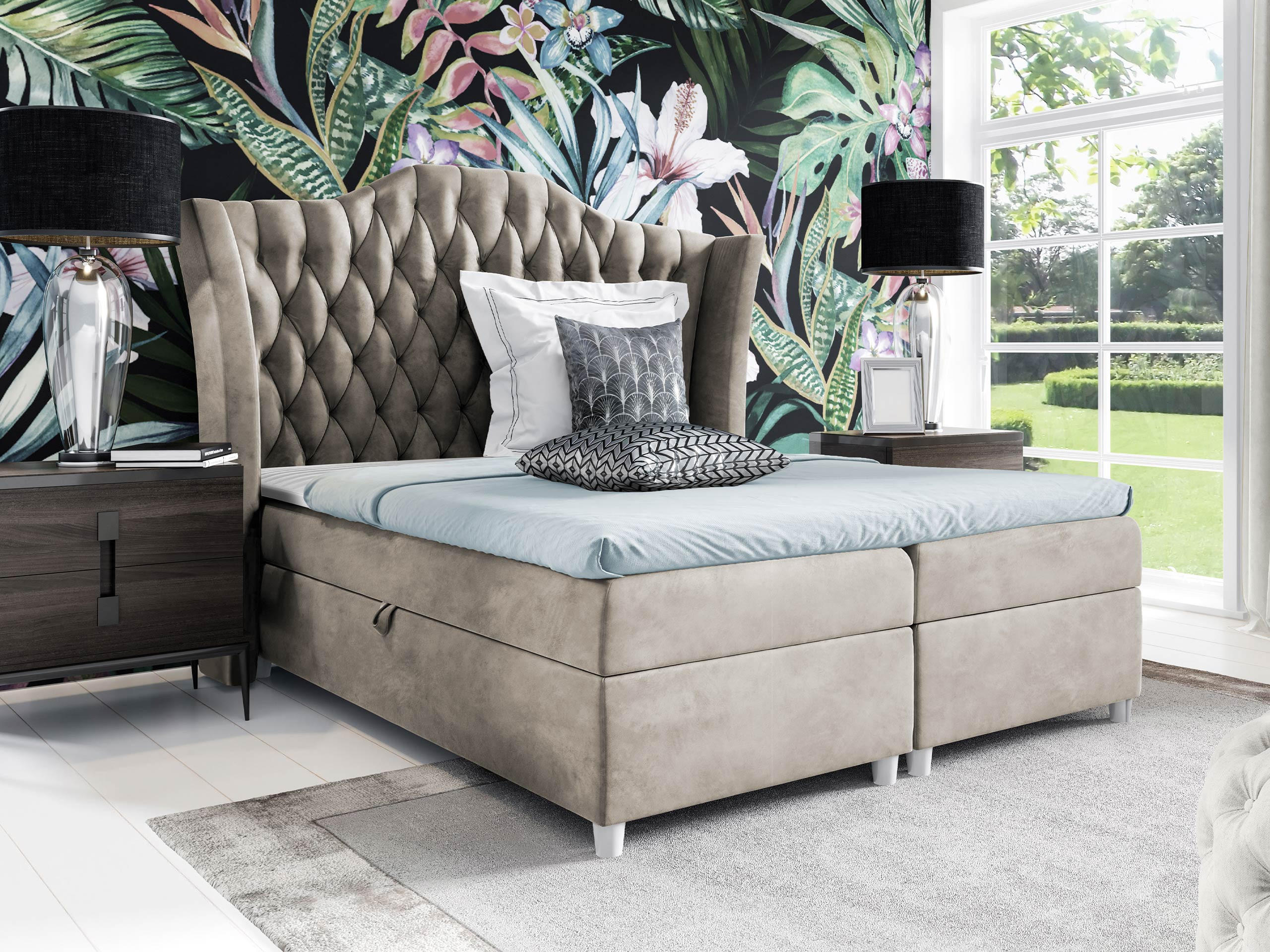 BOXBETT Colombo - Naturfarben, Holz (120/200cm) - MIRJAN24