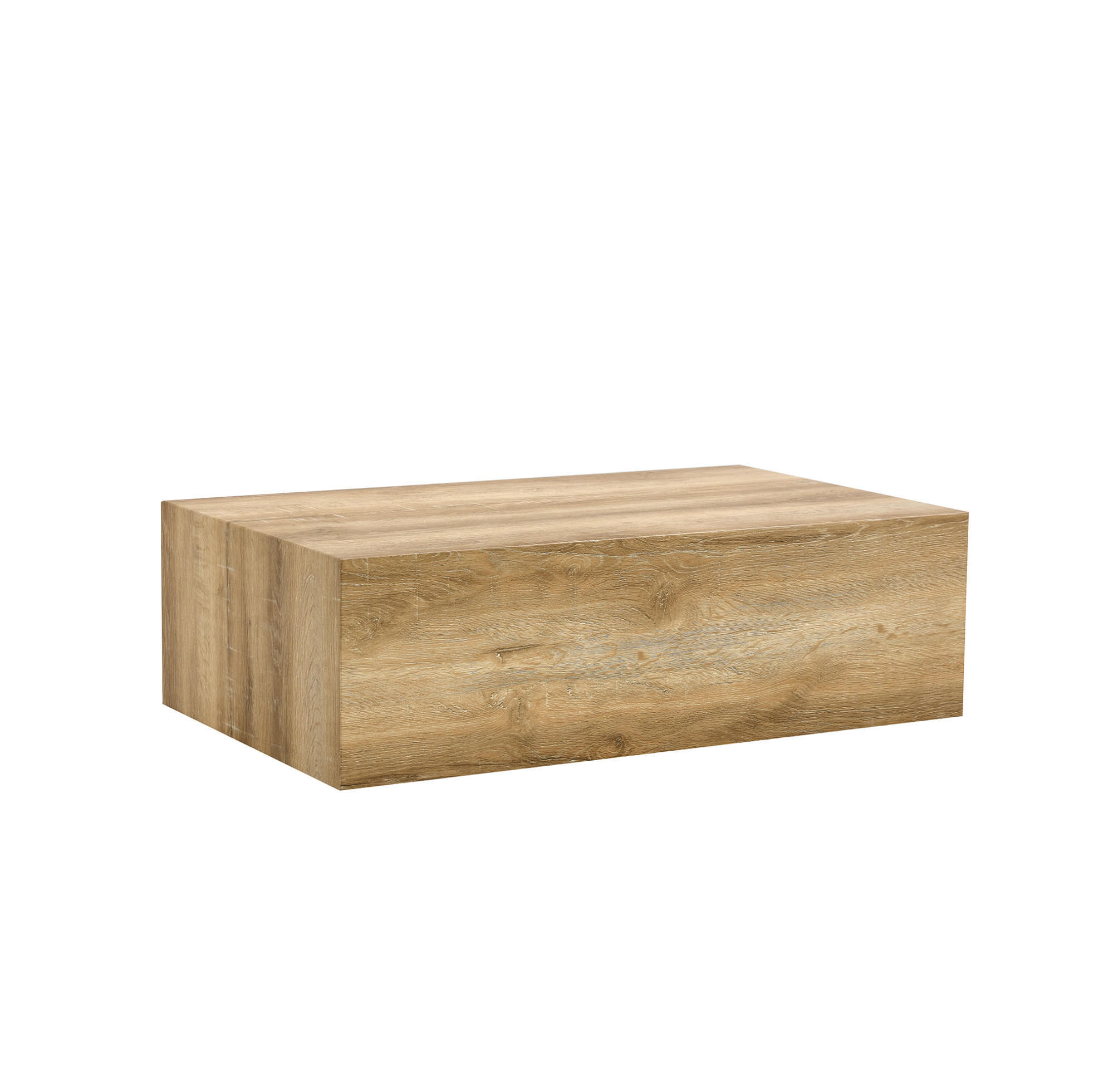 Redom KONFERENČNÍ stolek 90/50/30 cm z MDF s dekorem dřeva a protiskluzovými nožkami, Dřevěná