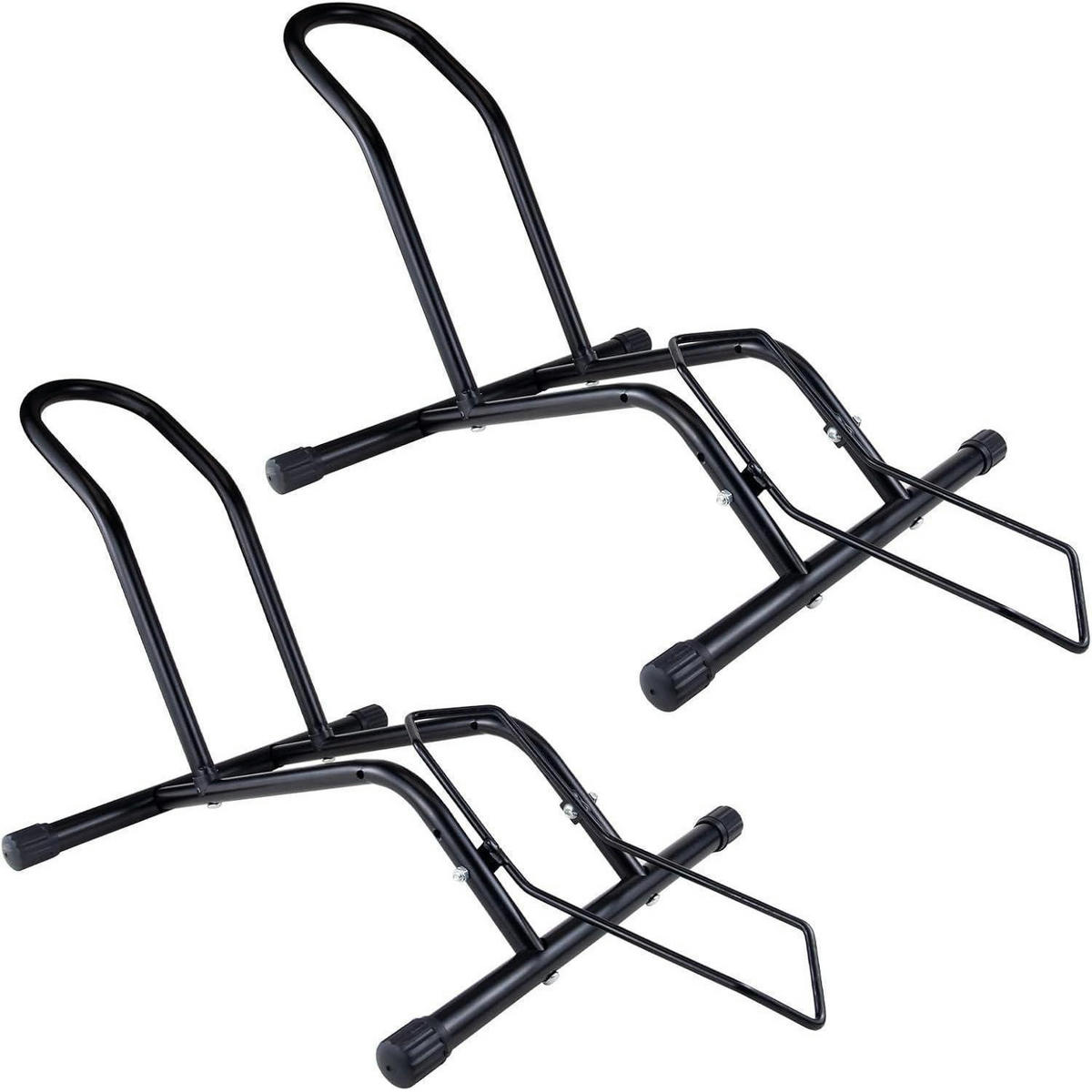FAHRRADSTÄNDER 2-teiliges Set Schwarz - Schwarz, Metall (17/16/44cm)