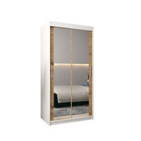 SCHWEBETÜRENSCHRANK 200/100/62 2-türig - Silberfarben/Eiche Artisan, Holz/Kunststoff (100/200/62cm) - Abiks Möbel