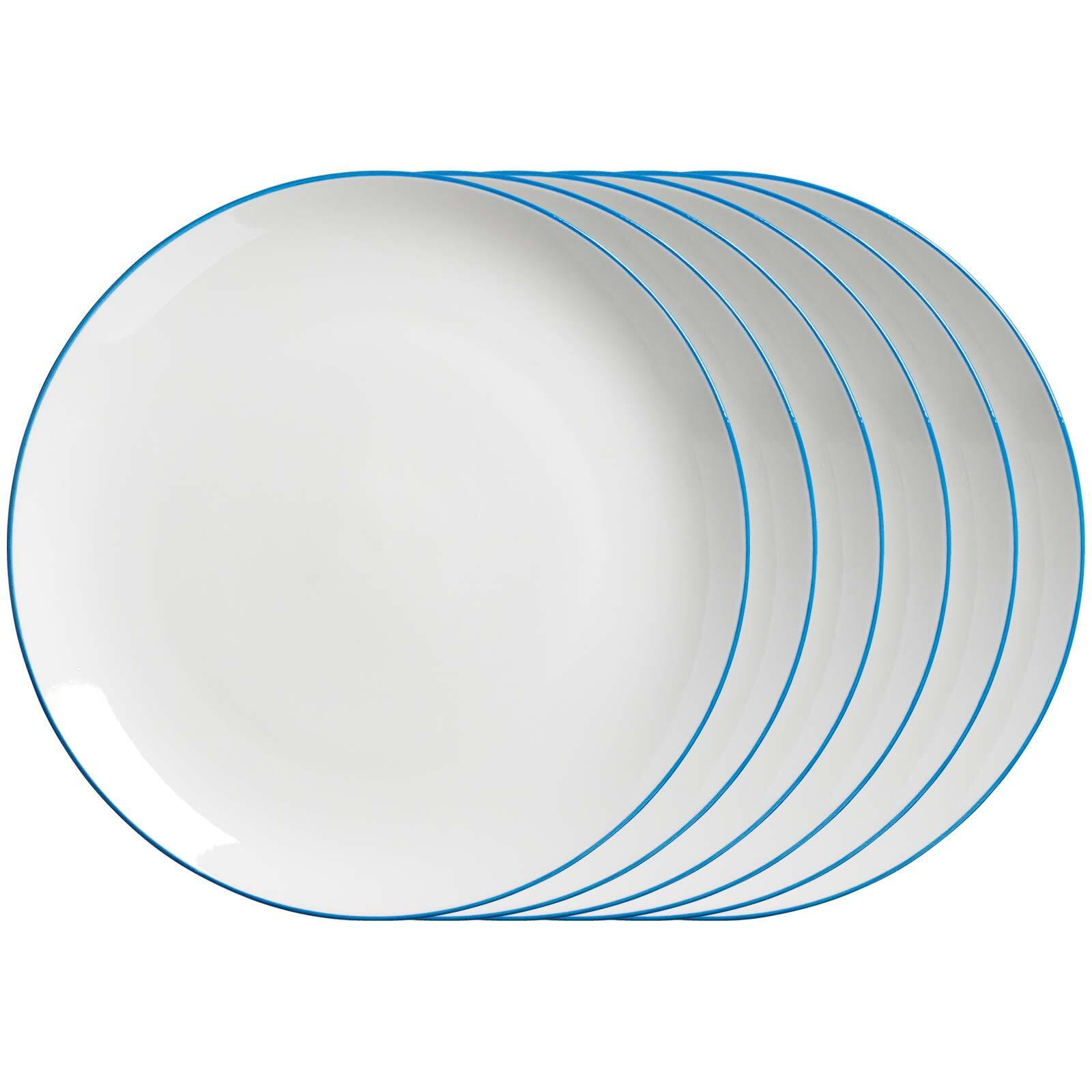 SPEISETELLER Adela blau ø 26,5 cm 6er Set - Blau, Keramik (26.5cm) - Ritzenhoff Breker