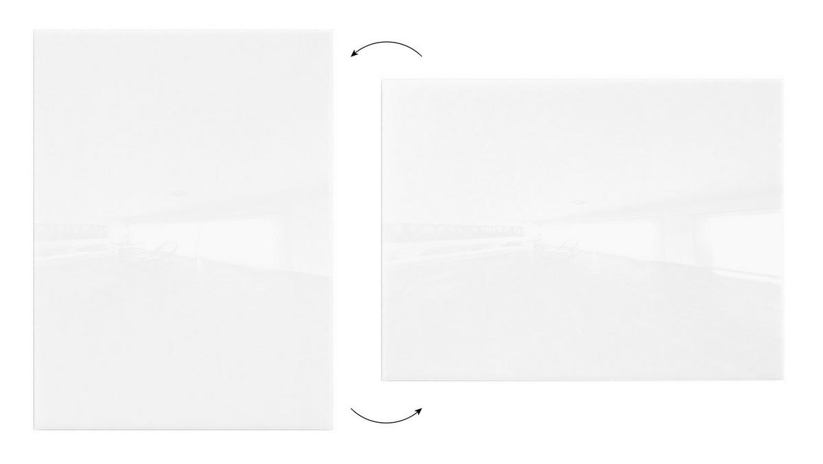 GLASBOARD - Premium SUPERWHITE 120x90cm - Weiß, Glas (120/90/2.5cm) - ALLboards