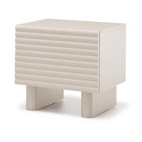 NACHTTISCH Torino mit 1 Tür, 50 cm, Kaschmir - Kaschmir, Holzwerkstoff (50/46/37cm) - Beautysofa