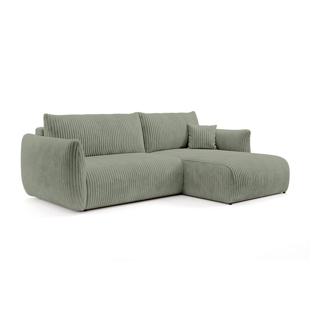 Pillovely Ecksofa Mehrfarbig 257x88x177 cm