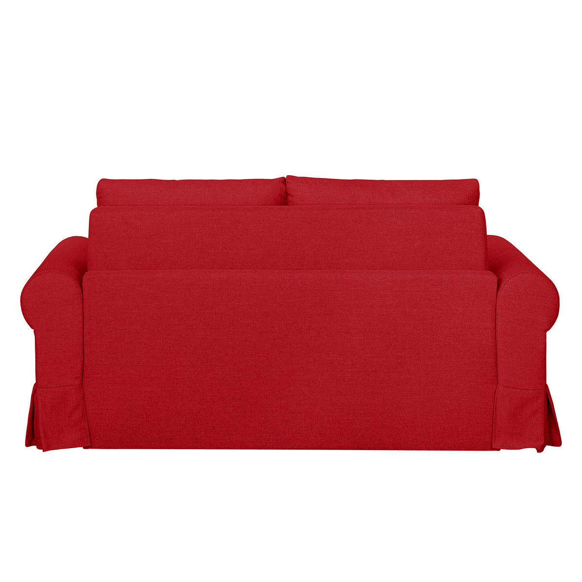SCHLAFSOFA mit Husse - Rot, Textil (205/90/90cm) - home24