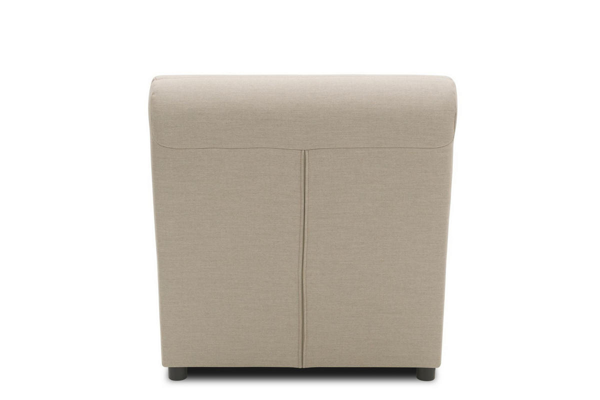 GARTENLOUNGE-SESSEL Boudicca 73x80x102 mit Outdoorbezug in taupe - Taupe, Kunststoff (102/80/73cm) - 58aufmkessel